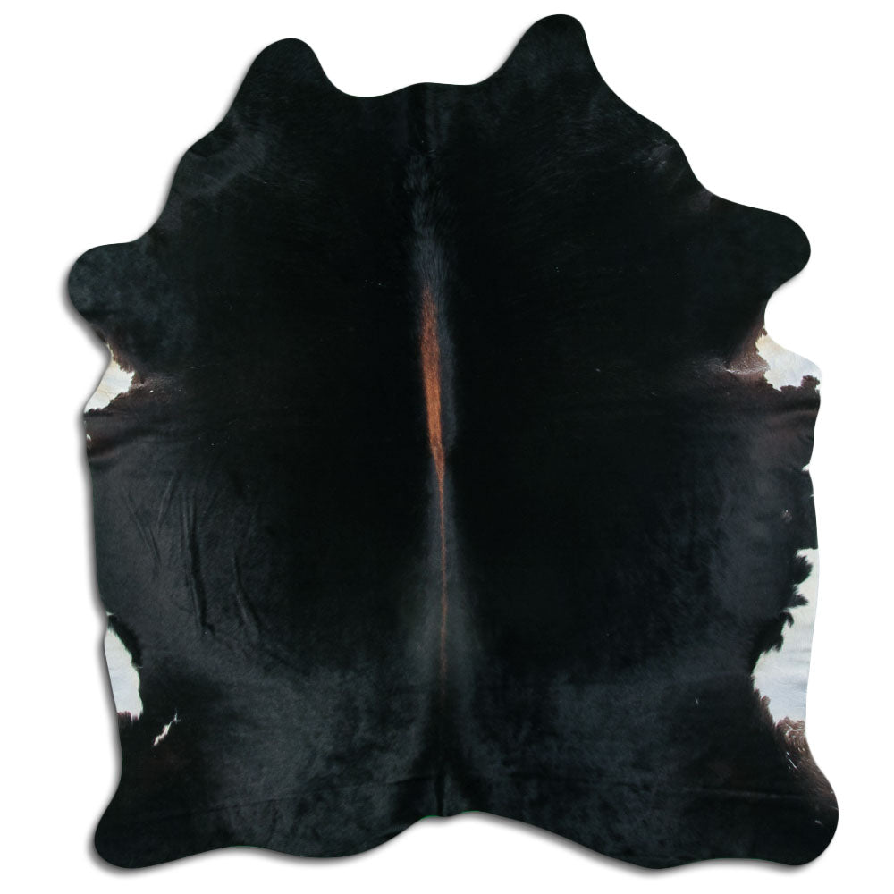 Hnědá hovězí kůže XL