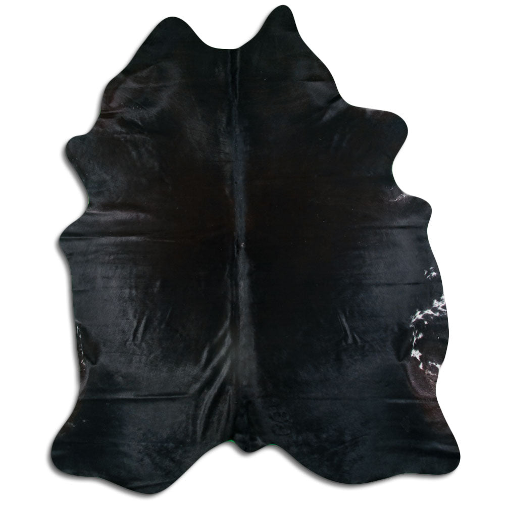 Brown cowhide rug XXL