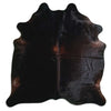 Brown cowhide rug XL
