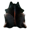Brown cowhide rug XL