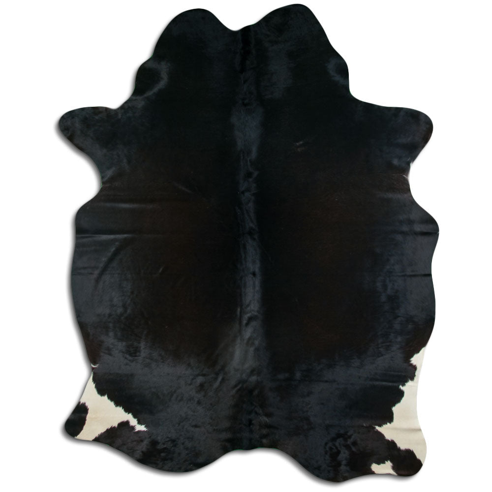 Brown cowhide rug XXXL