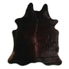 Brown cowhide rug XL
