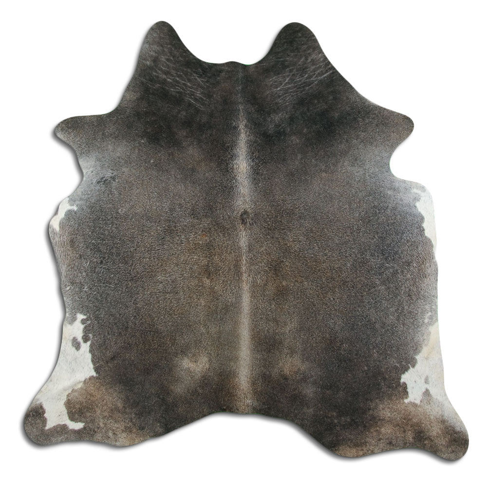 Šedá hovězí kůže L