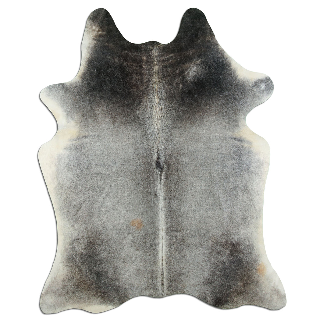Šedá hovězí kůže L