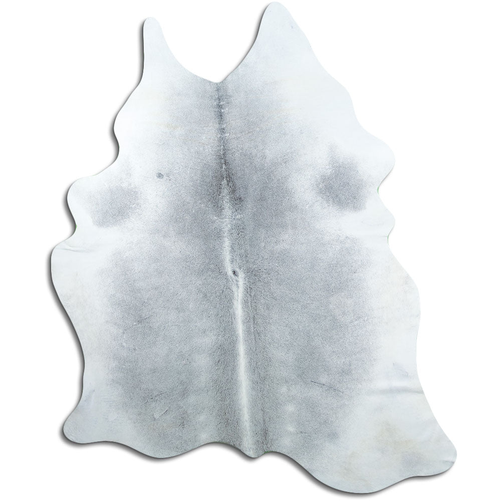 Grey cowhide rug XL