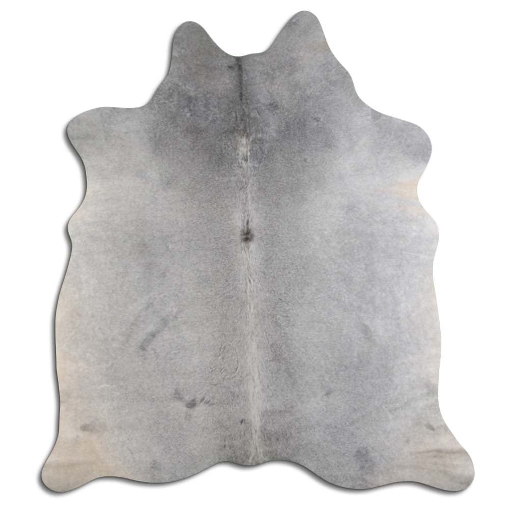 Šedá hovězí kůže L
