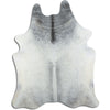 Grey cowhide rug XL
