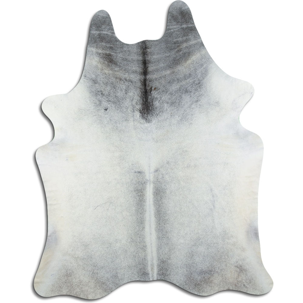 Grey cowhide rug XL