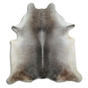Grey cowhide rug XXL