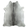 Grey cowhide rug XL