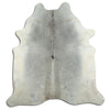 Grey cowhide rug XL