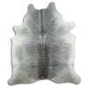 Grey cowhide rug XL