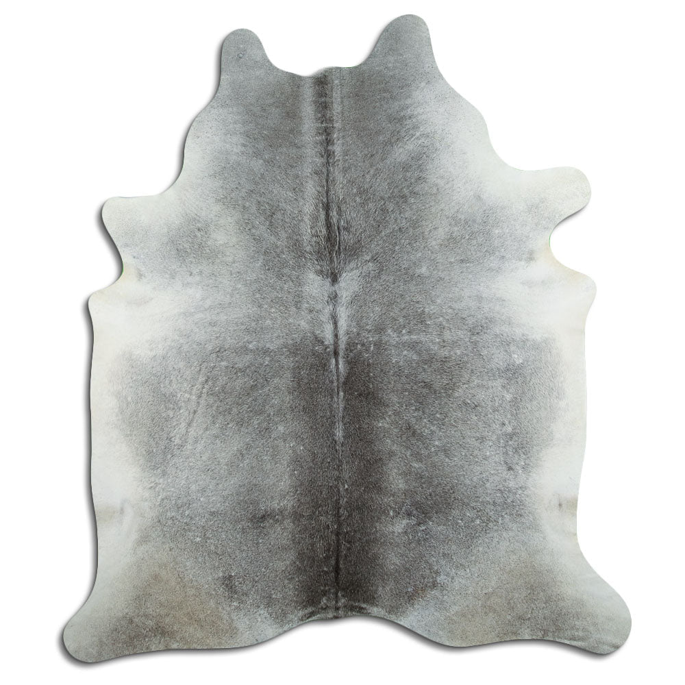Grey cowhide rug XL