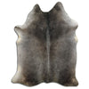 Grey cowhide rug XXL