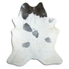 Grey cowhide rug XXL