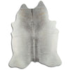 Grey cowhide rug XL