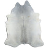 Grey cowhide rug XXL
