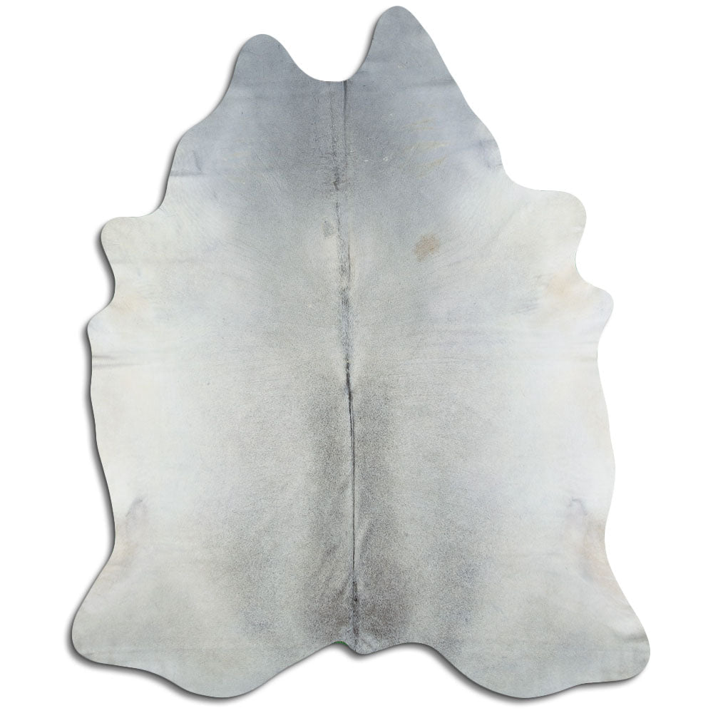 Grey cowhide rug XXL