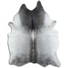 Grey cowhide rug XXL