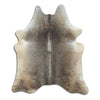 Grey cowhide rug XL