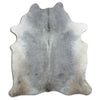 Grey cowhide rug XXL