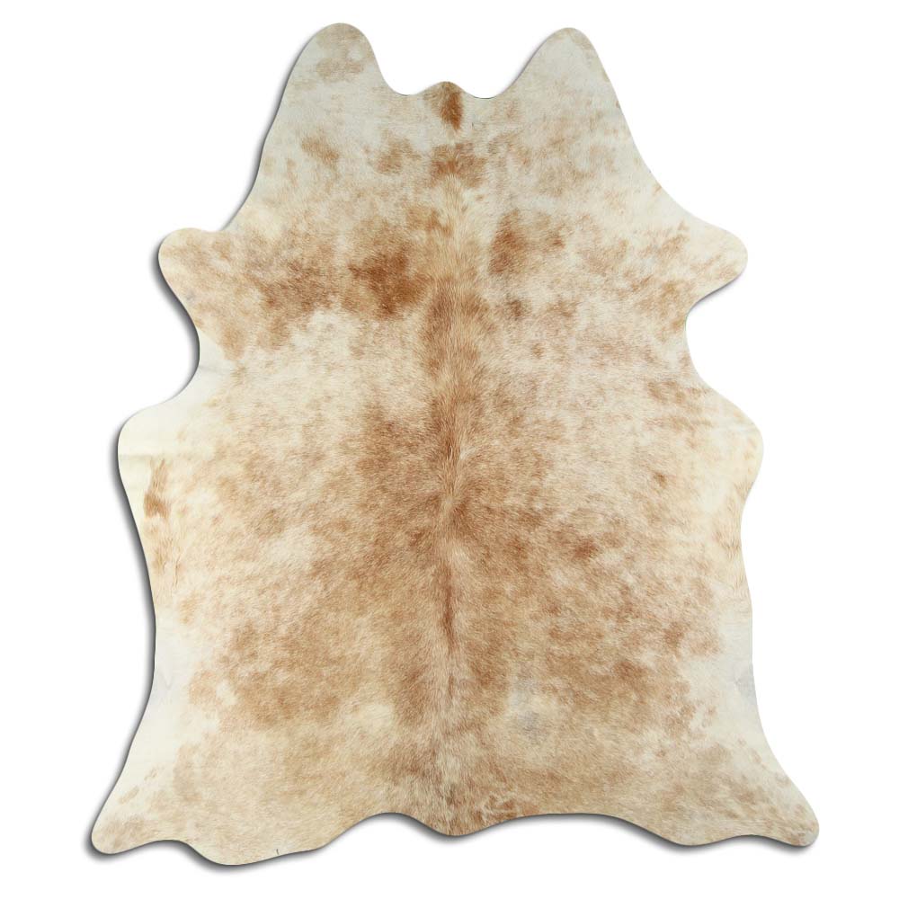 Šampaninis karvės kailis L