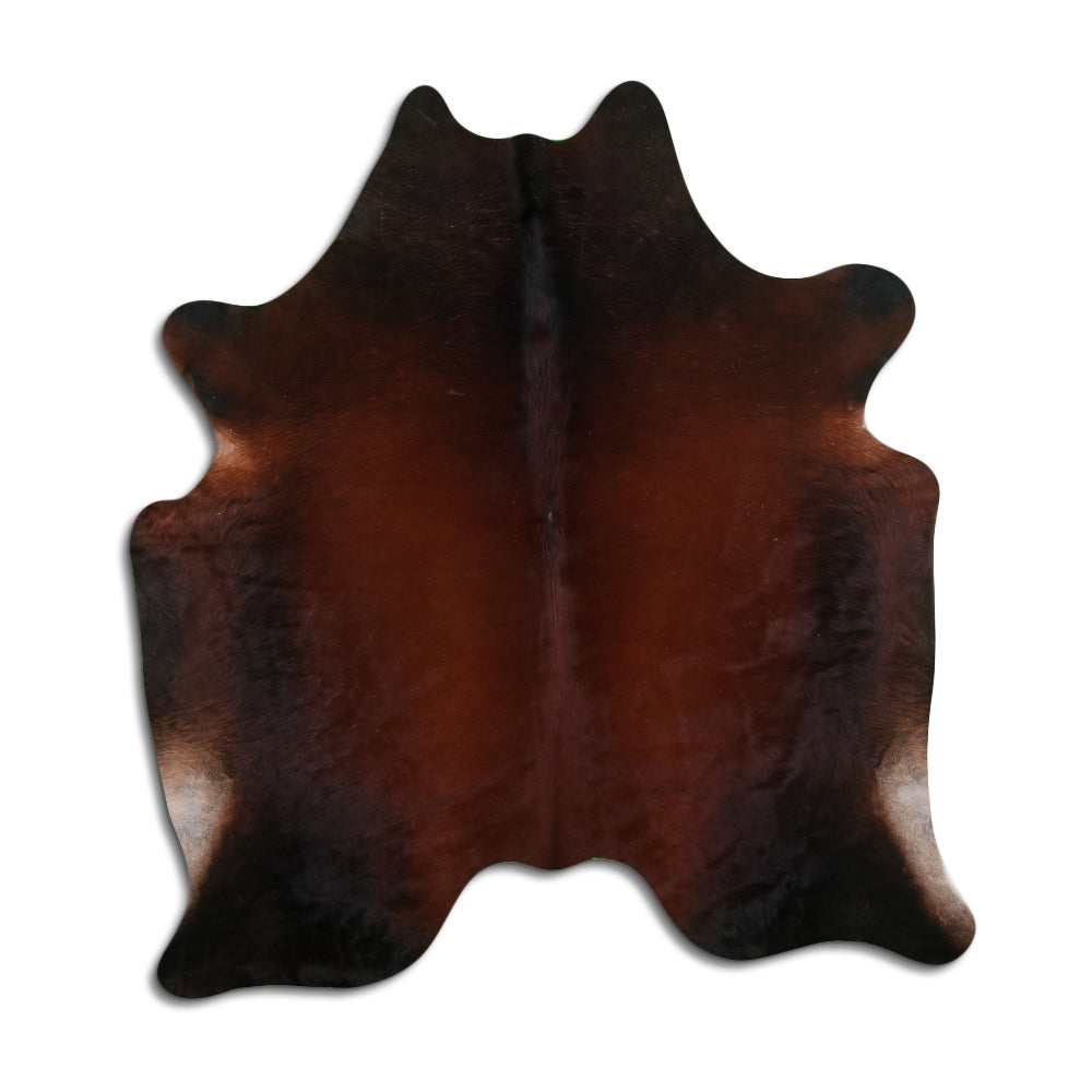 Rudas karvės kailis L