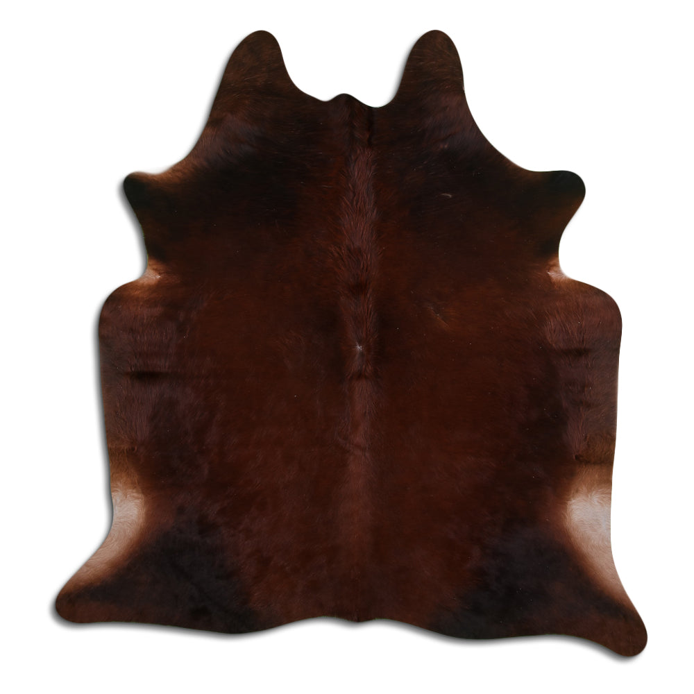 Hnědá hovězí kůže XL