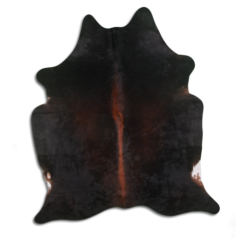 Hnědá hovězí kůže L