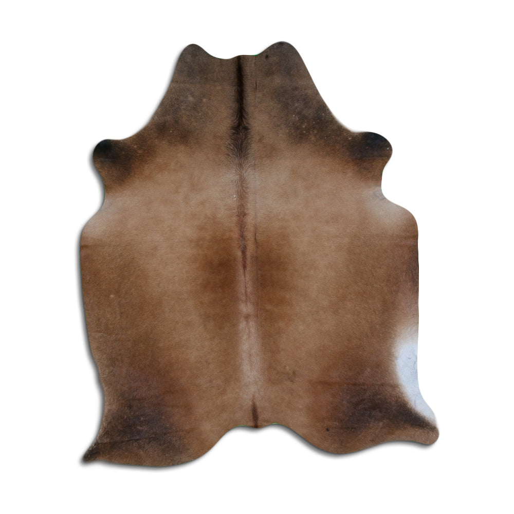 Hnědá hovězí kůže XL