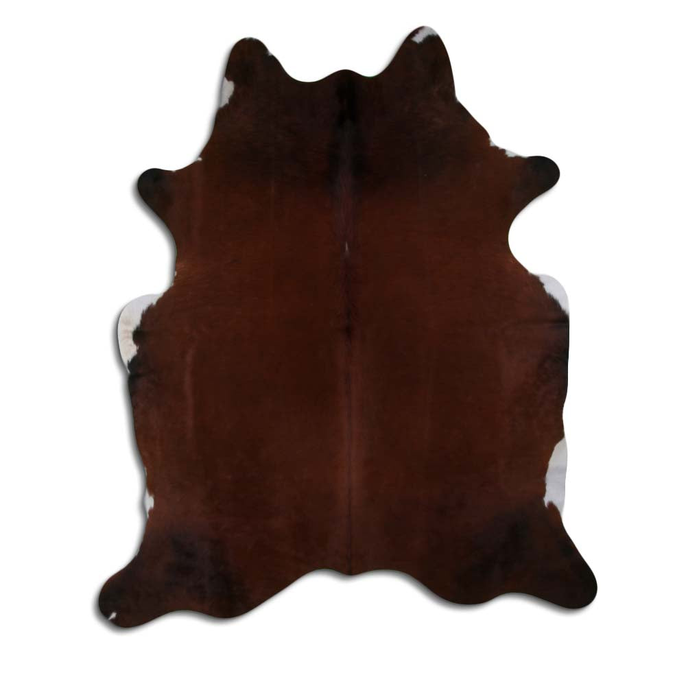 Hnědá hovězí kůže L