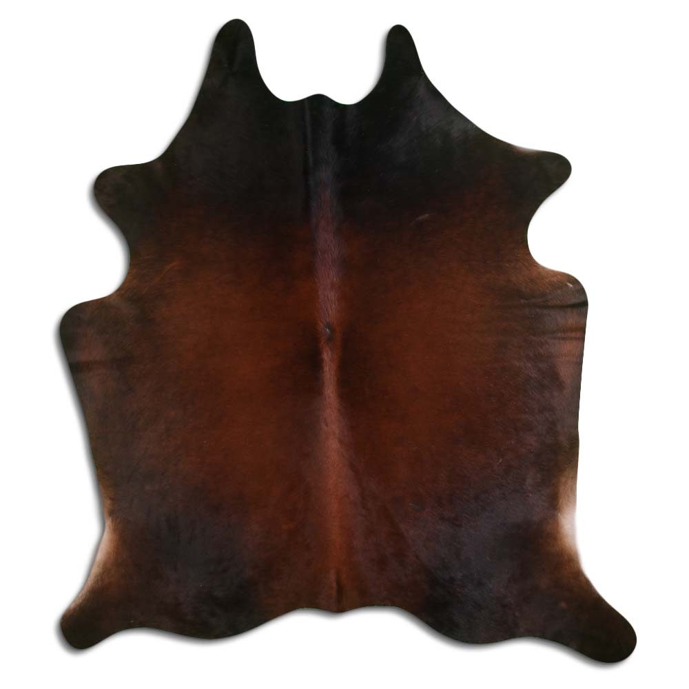 Hnědá hovězí kůže XL