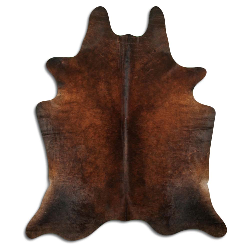 Hnědá hovězí kůže L