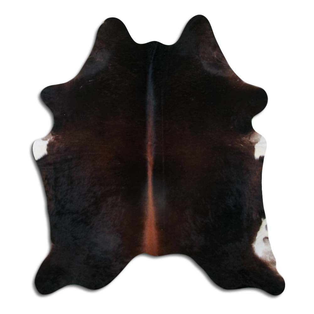 Hnědá hovězí kůže L