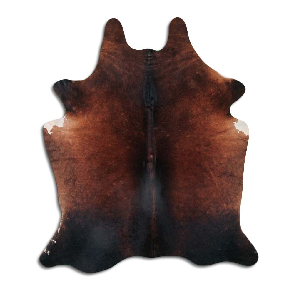 Rudas karvės kailis L