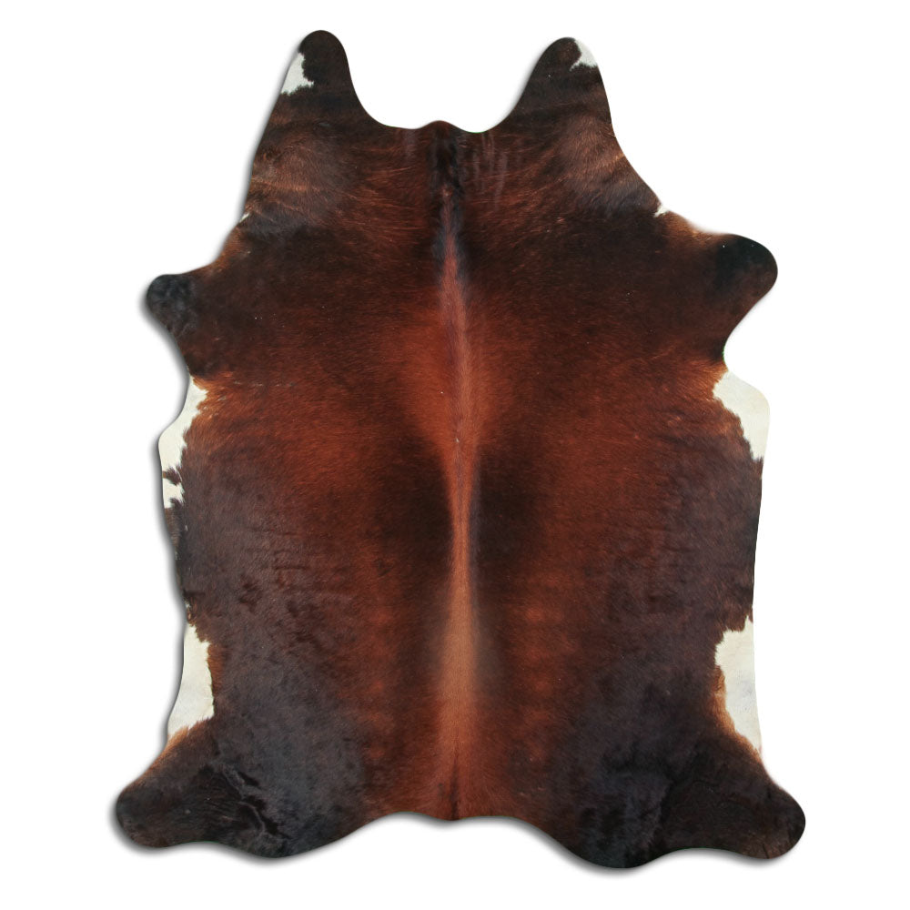 Rudas karvės kailis XL