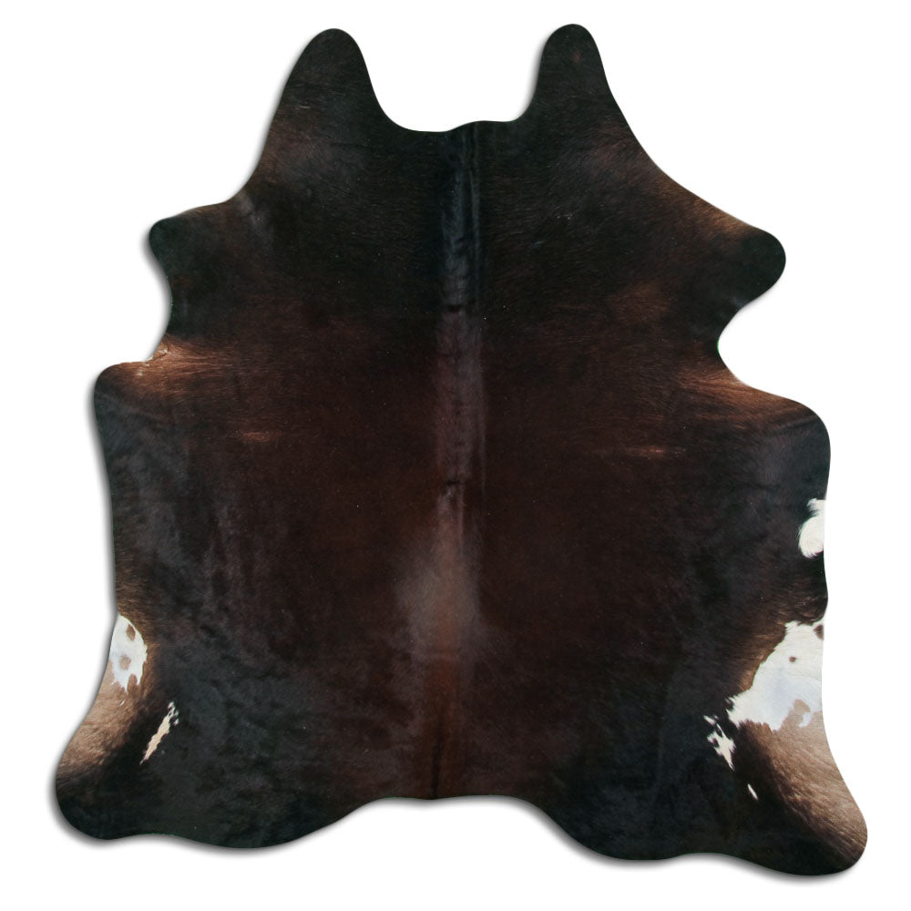 Hnědá hovězí kůže L
