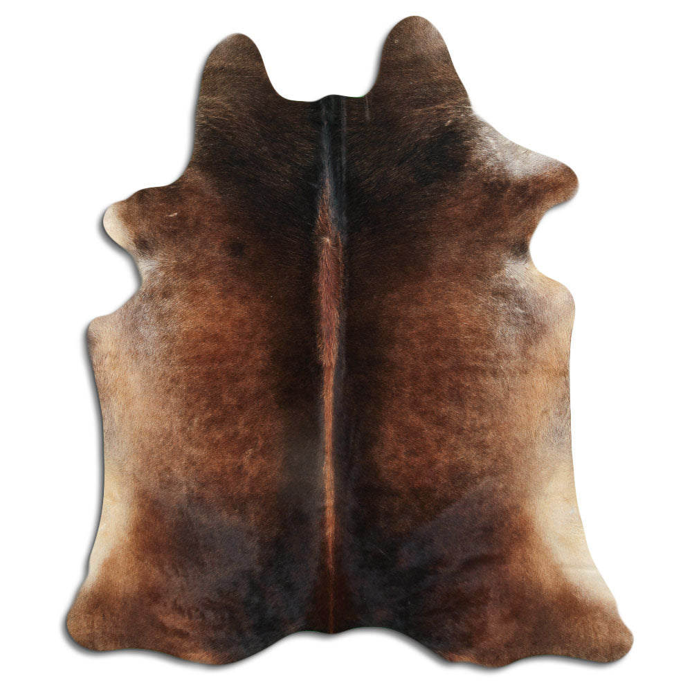Hnědá hovězí kůže L
