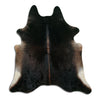 Brown cowhide rug XL