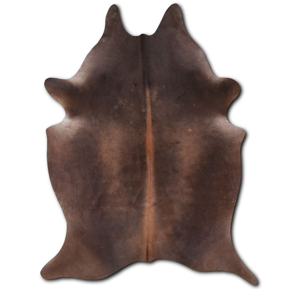 Hnědá hovězí kůže XL