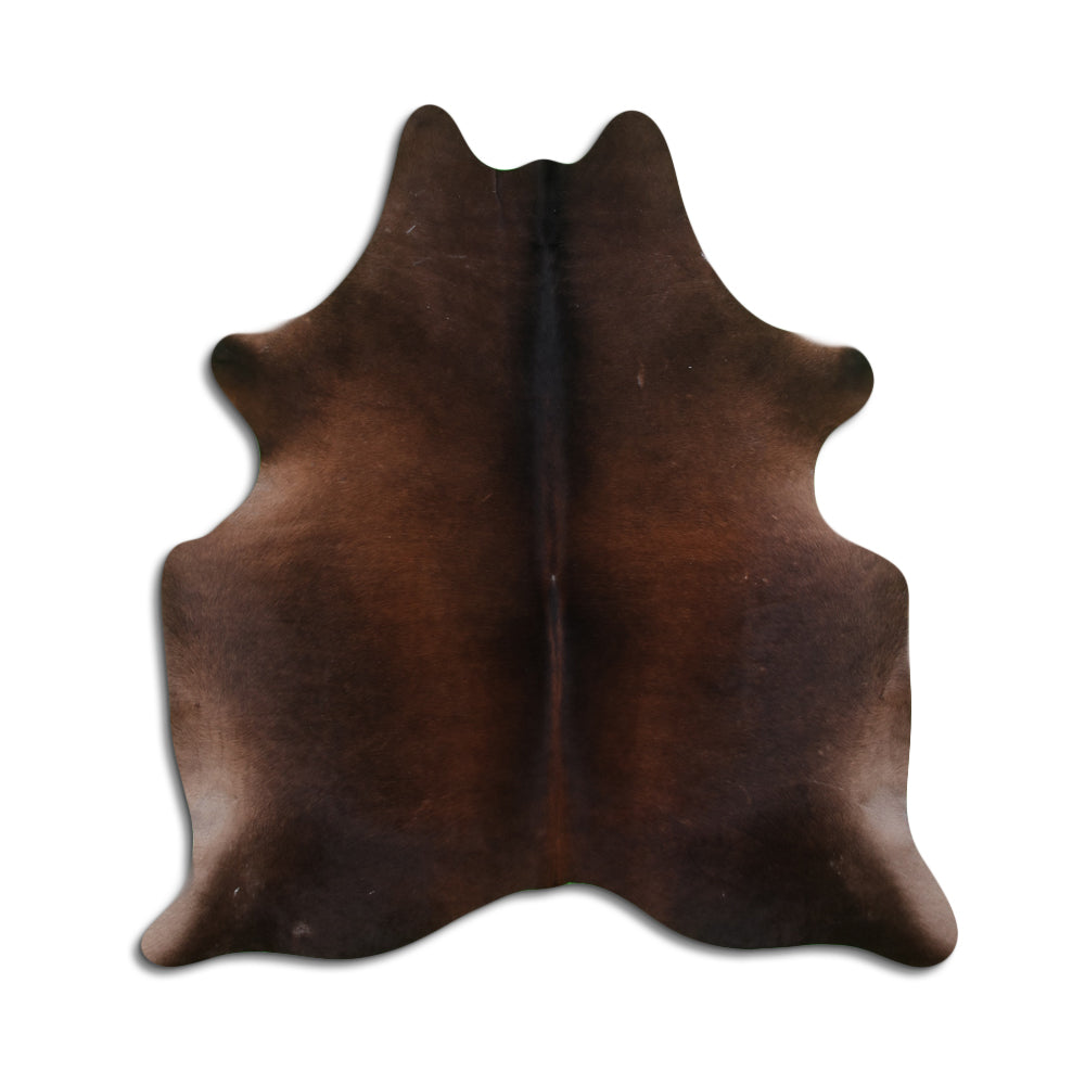 Hnědá hovězí kůže L