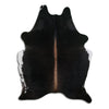 Brown cowhide rug XXL