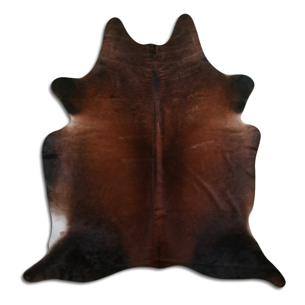 Hnědá hovězí kůže XL