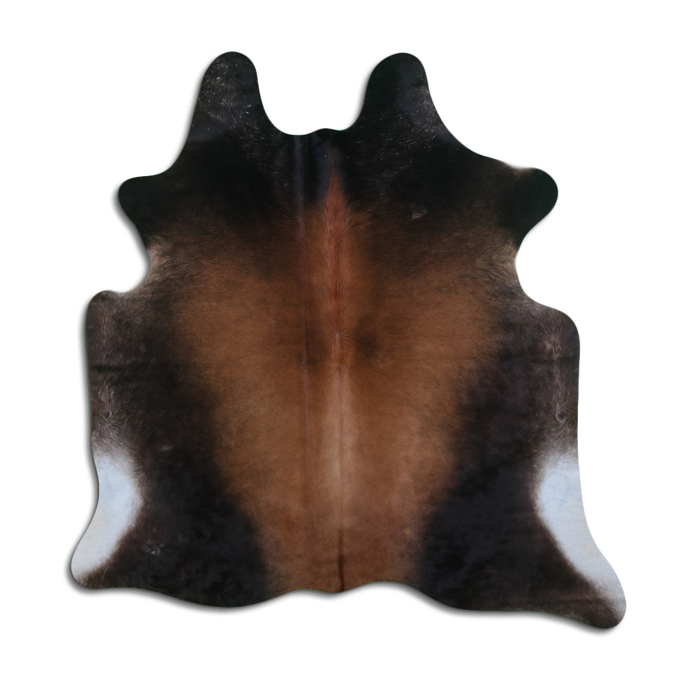 Rudas karvės kailis L