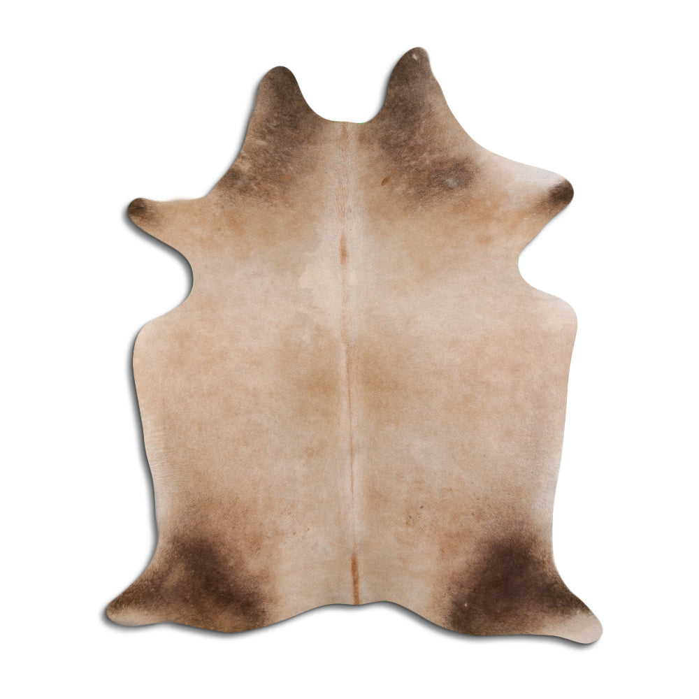 Šampaninis karvės kailis XL