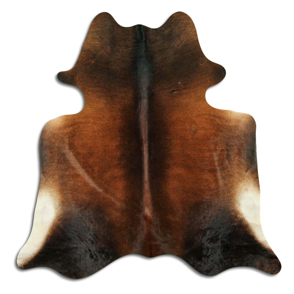 Rudas karvės kailis L