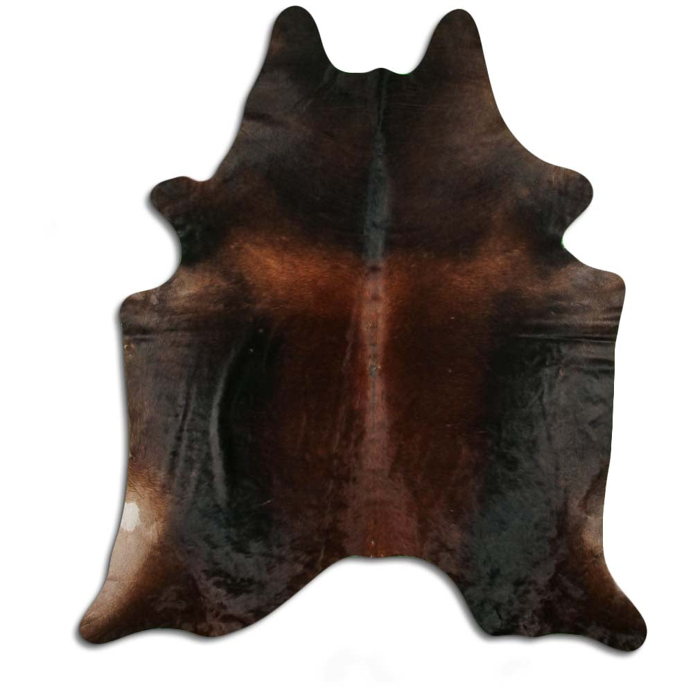 Hnědá hovězí kůže XL