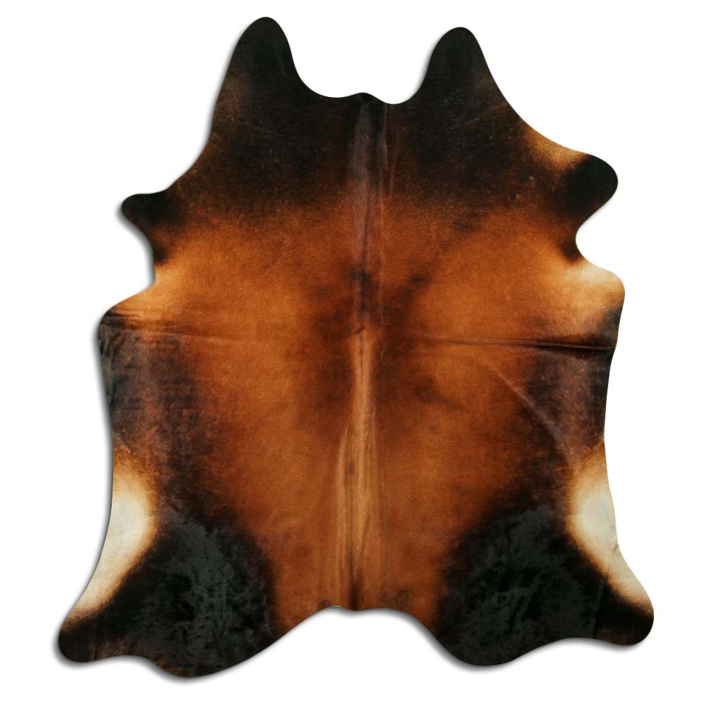 Hnědá hovězí kůže XL