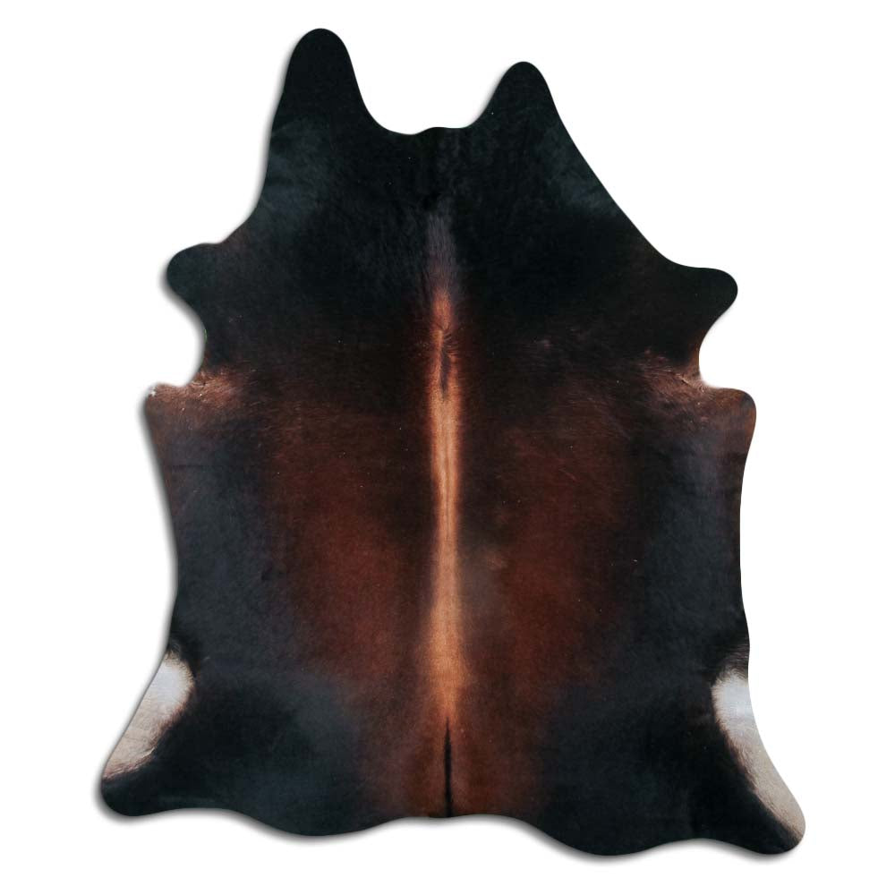 Hnědá hovězí kůže L