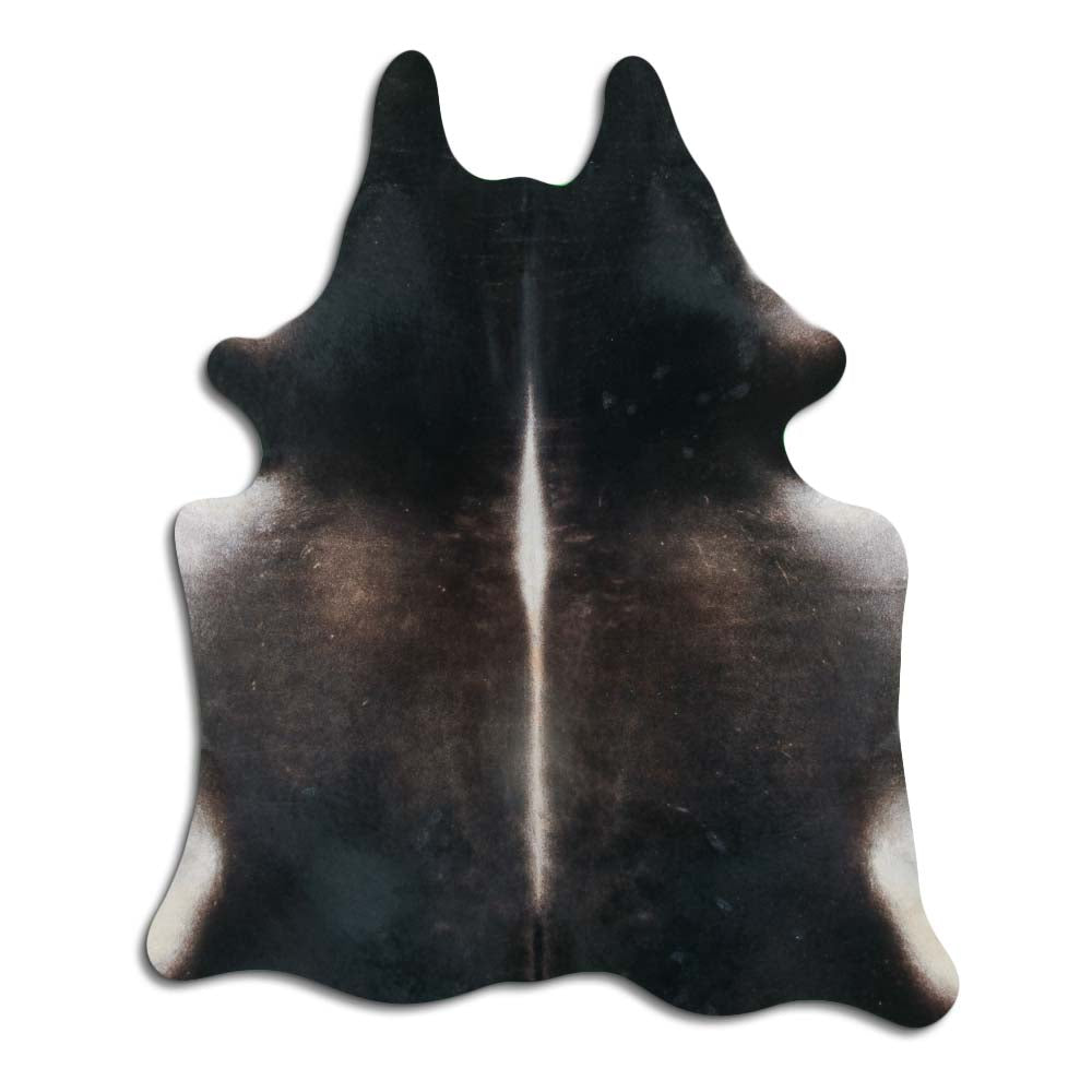 Hnědá hovězí kůže L